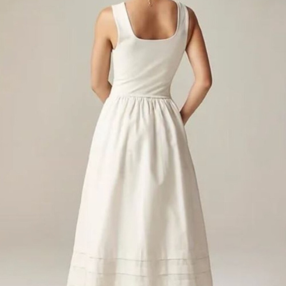J. Crew Cream Mixy Dress, Size Small